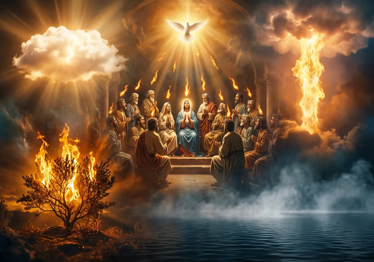 In welcher Form zeigt sich der Heilige Geist?