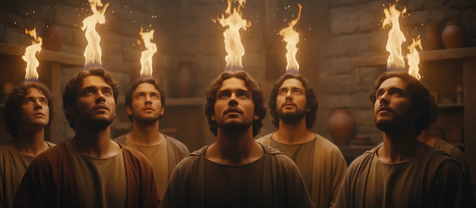 Die Jünger Jesu empfangen den Heiligen Geist